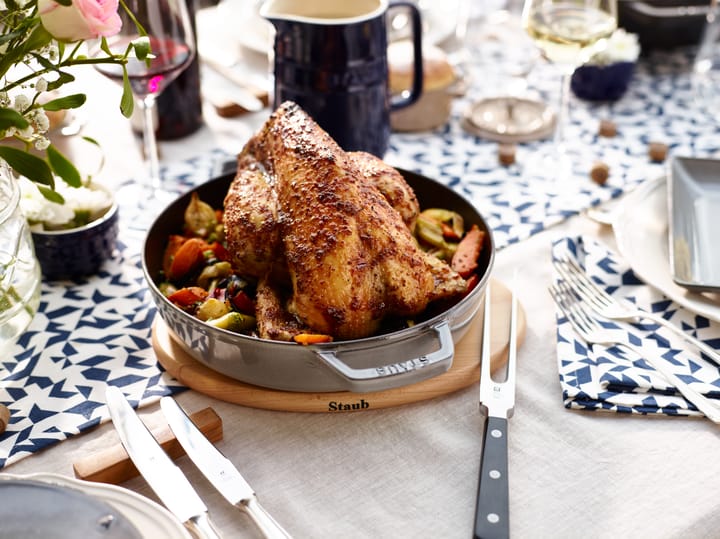 Staub base de panela magnético oval de faia, 15 cm STAUB