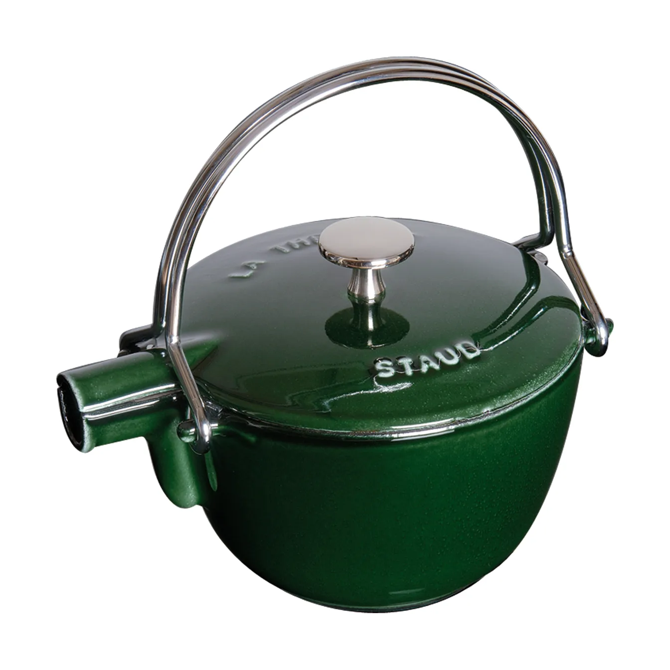 Staub chaleira de ferro fundido redonda 1,15 L, Verde manjericão STAUB