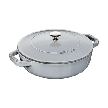 Staub Chistera caçarola de ferro fundido Ø24 cm - Cinza grafite - STAUB