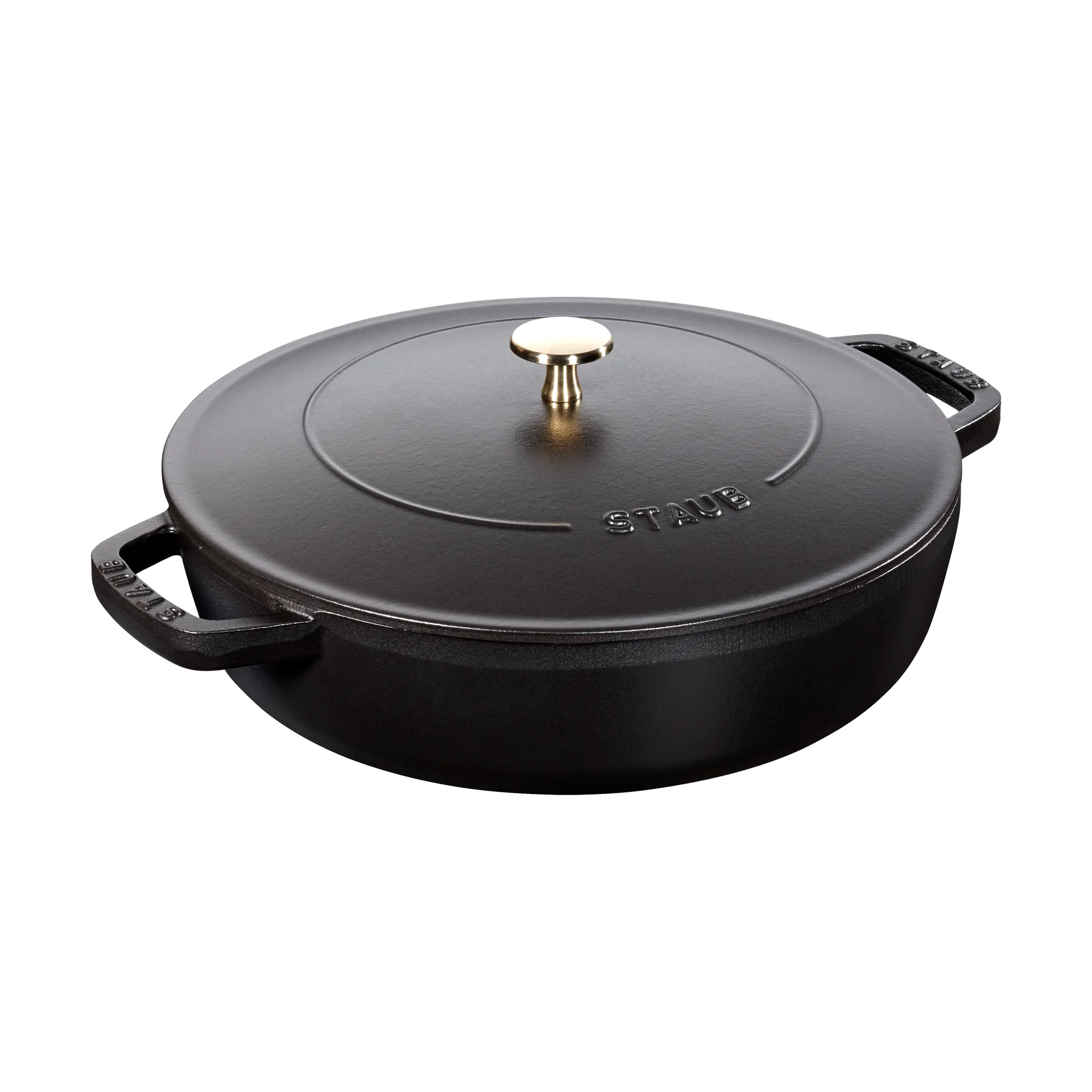 Staub Chistera caçarola de ferro fundido Ø24 cm, Preto STAUB