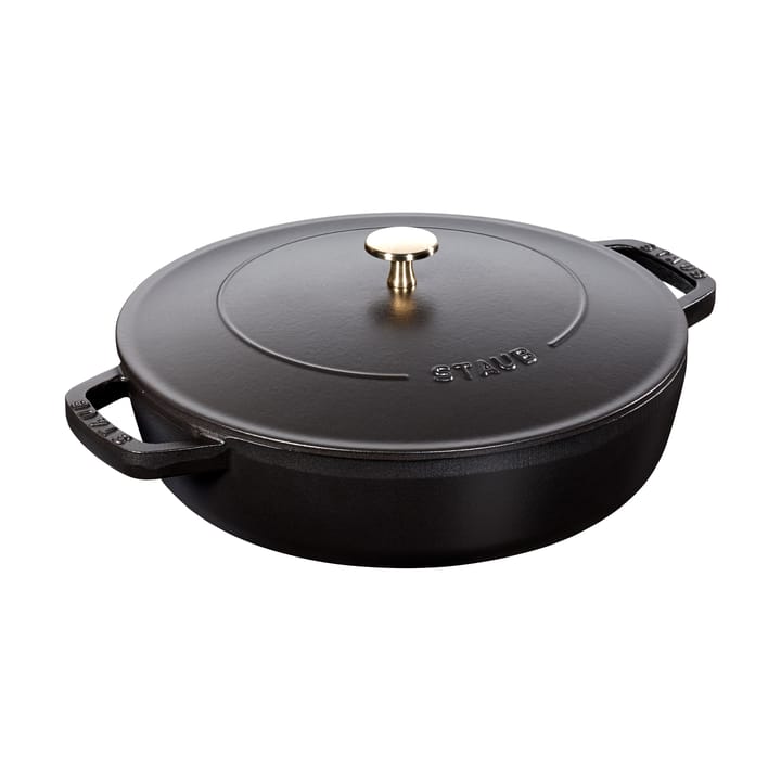 Staub Chistera caçarola de ferro fundido Ø24 cm - Preto - STAUB