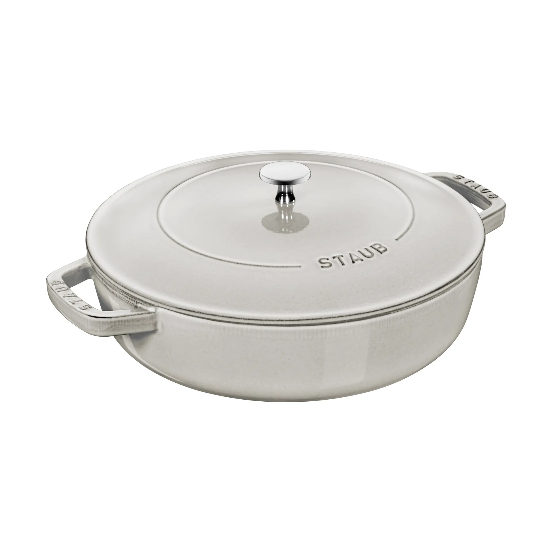 Staub Chistera caçarola de ferro fundido Ø24 cm, Trufa branca STAUB