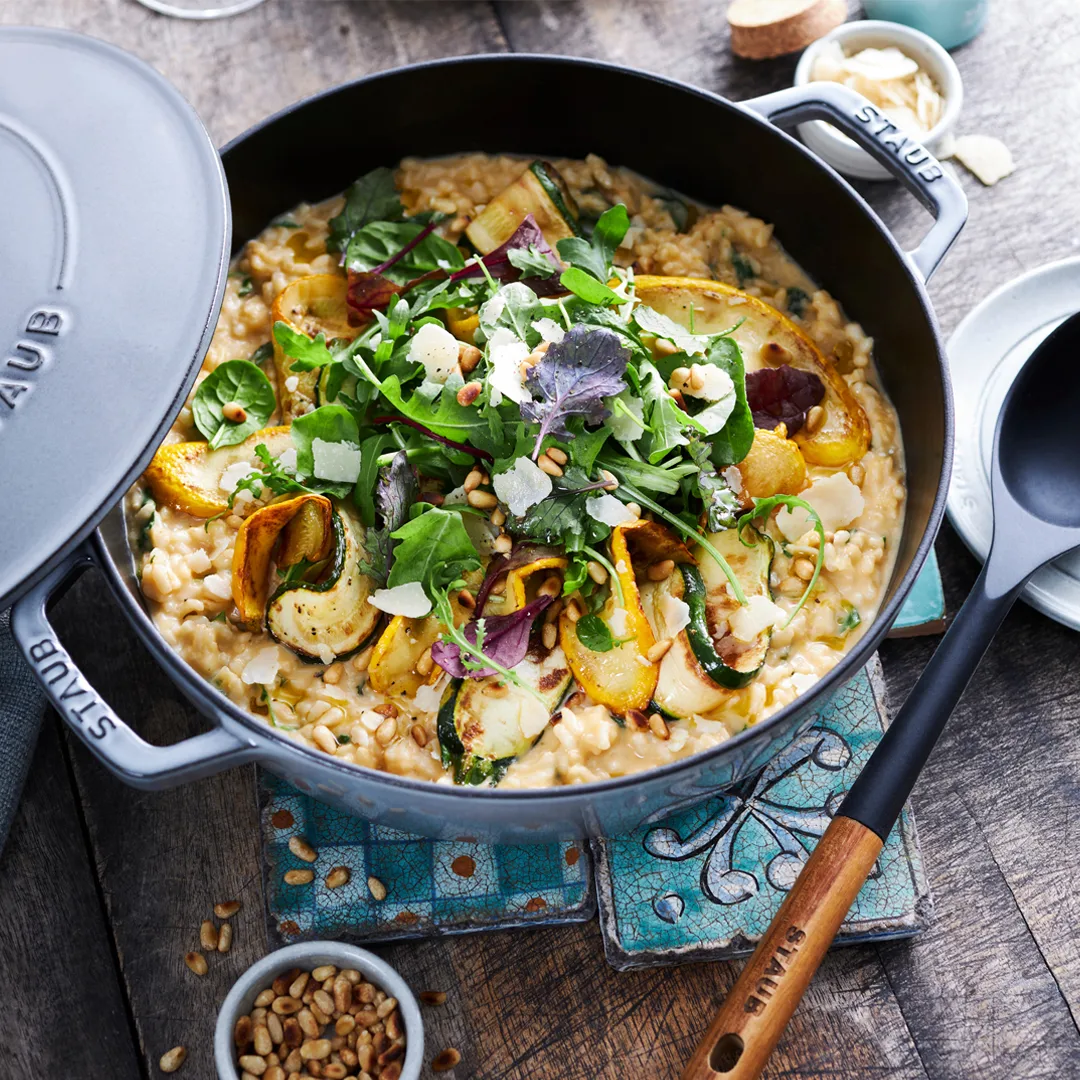 Staub Chistera caçarola de ferro fundido Ø24 cm, Trufa branca STAUB