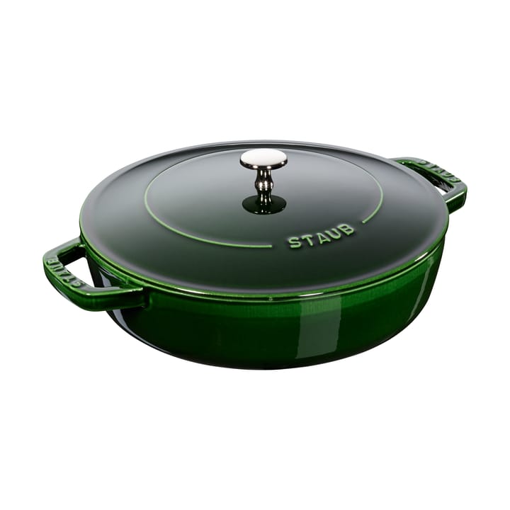 Staub Chistera caçarola de ferro fundido Ø24 cm - Verde manjericão - STAUB