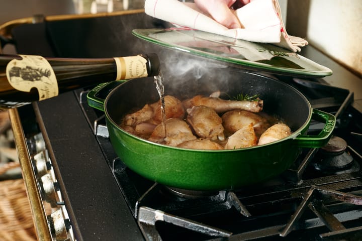 Staub Chistera caçarola de ferro fundido Ø24 cm, Verde manjericão STAUB