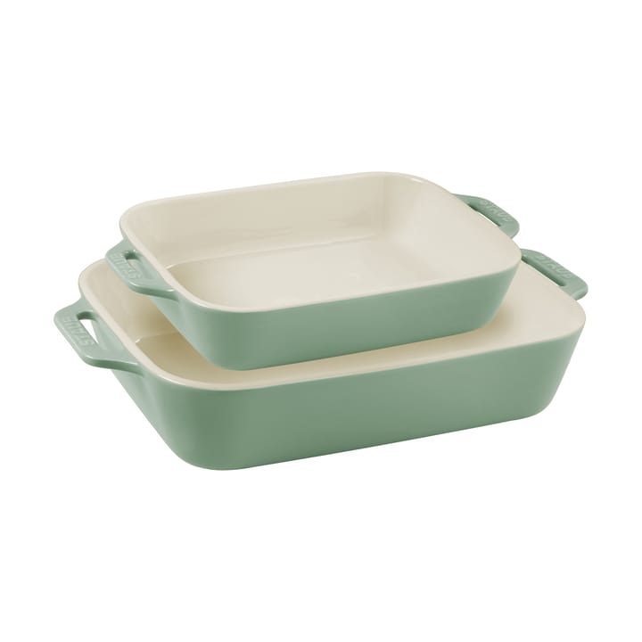 Staub conjunto de formas retangulares para com 2 peças - Madeira de eucalipto - STAUB