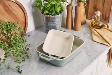 Staub conjunto de formas retangulares para forno de ferro fundido com 2 peças - Madeira de eucalipto - STAUB