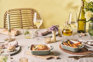 Staub conjunto de formas retangulares para forno de ferro fundido com 2 peças - Madeira de eucalipto - STAUB