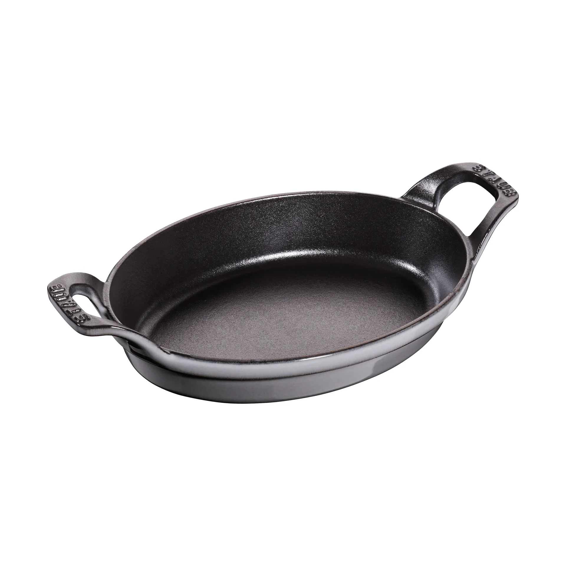 Staub forma oval para forno de ferro fundido 21 cm, Cinza grafite STAUB