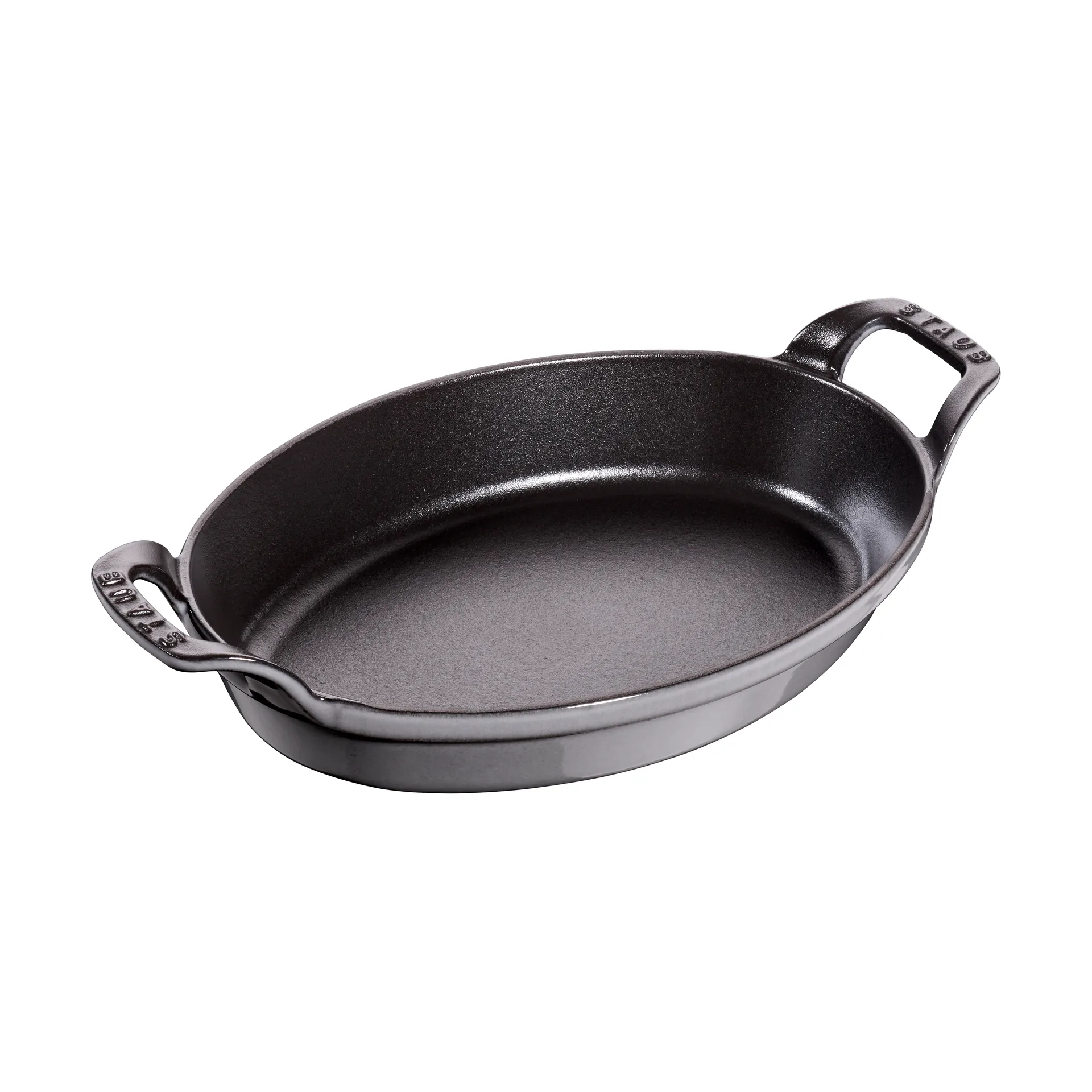 Staub forma oval para forno de ferro fundido 24 cm, Cinza grafite STAUB