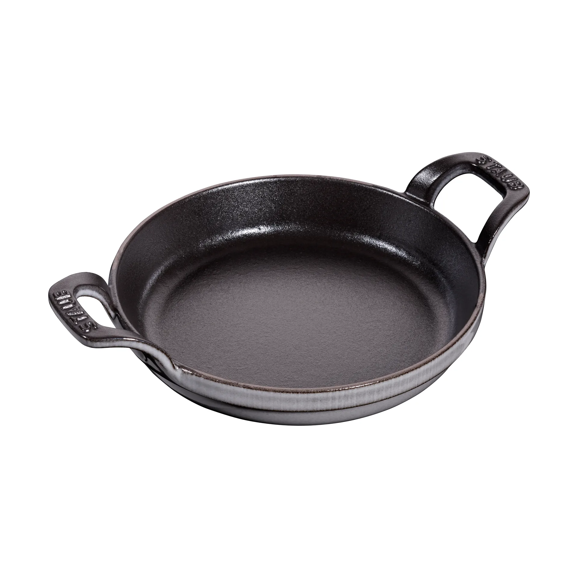 Staub forma redonda para forno de ferro fundido Ø16 cm, Cinza grafite STAUB