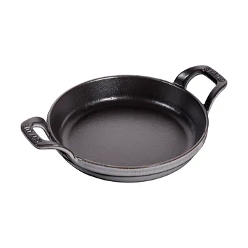 Staub forma redonda para forno de ferro fundido Ø16 cm - Cinza grafite - STAUB