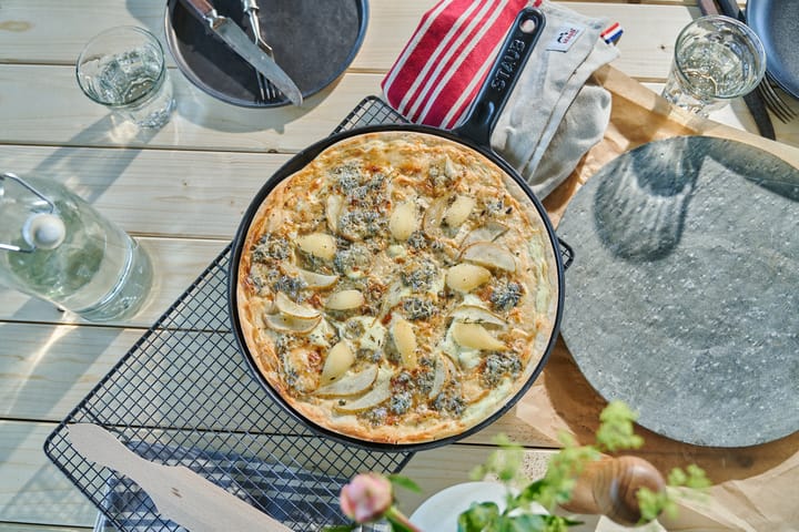 Staub frigideira para panqueca com cabo de ferro Ø30 cm, Preto STAUB