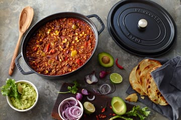 Staub La Cocotte oval panela de ferro fundido 1 L - Preto - STAUB