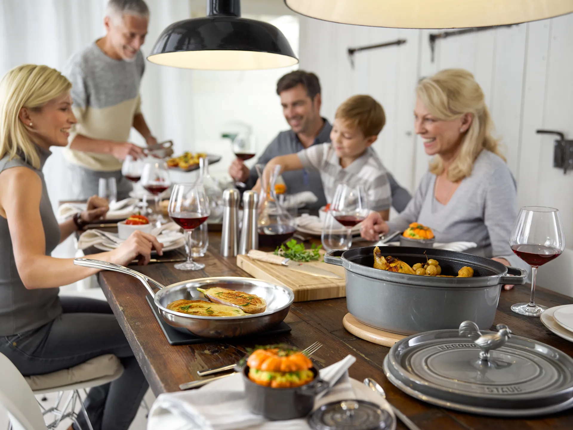 Staub La Cocotte oval panela de ferro fundido 3,2 L, Cinza grafite STAUB