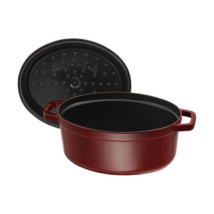 Staub La Cocotte oval panela de ferro fundido 4,2 L, Vermelho grenadine STAUB