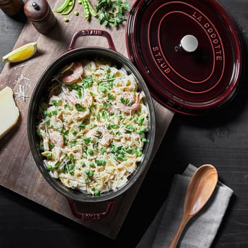 Staub La Cocotte oval panela de ferro fundido 4,2 L - Vermelho grenadine - STAUB