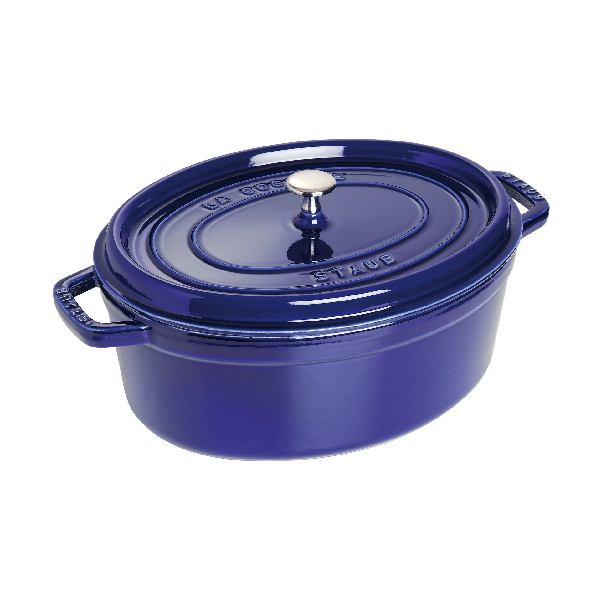 Staub La Cocotte oval panela de ferro fundido 6,7 L, Azul escuro STAUB