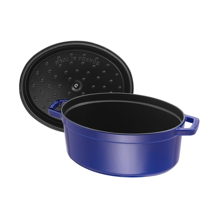 Staub La Cocotte oval panela de ferro fundido 6,7 L, Azul escuro STAUB
