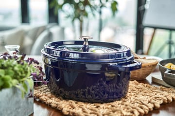Staub La Cocotte oval panela de ferro fundido 6,7 L - Azul escuro - STAUB