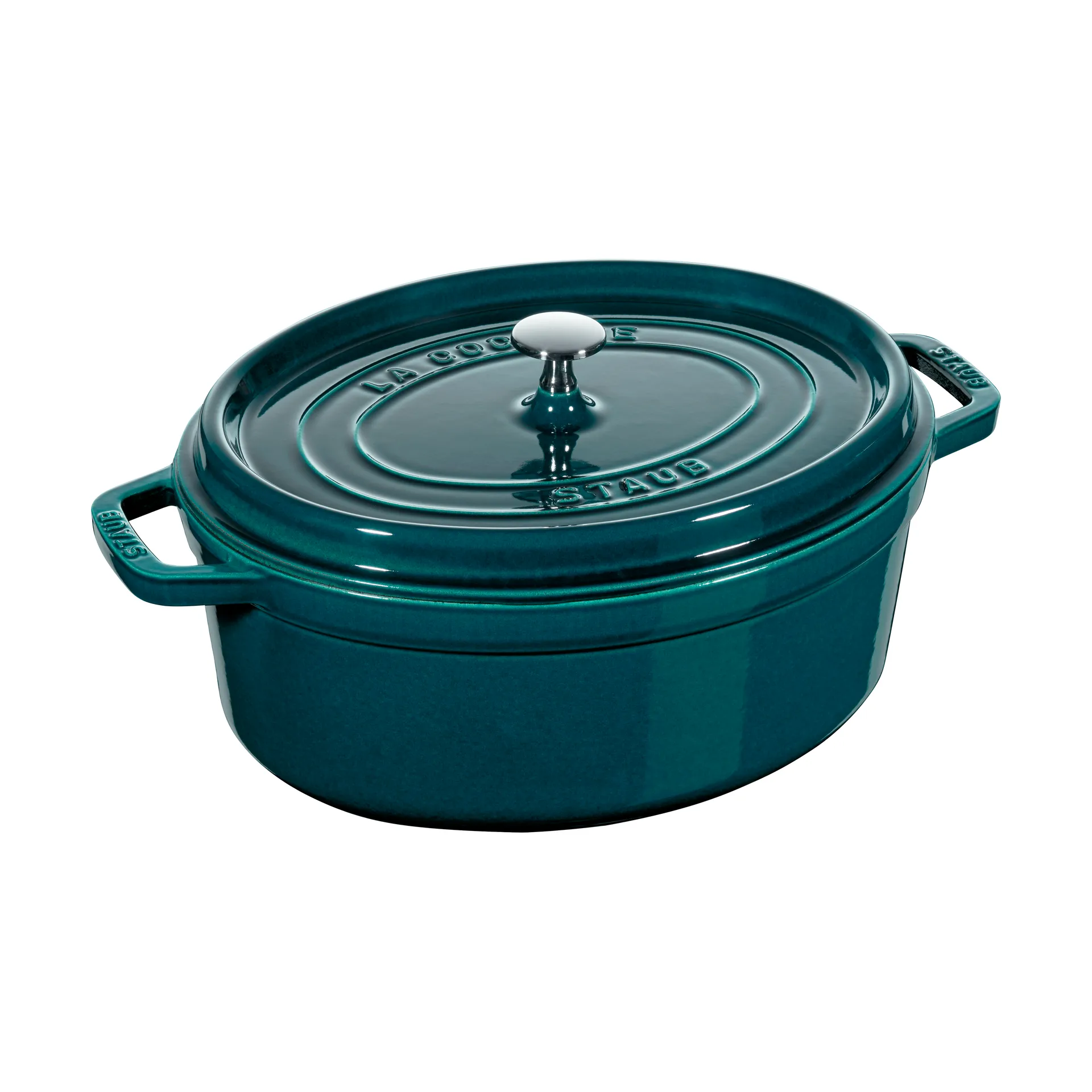 Staub La Cocotte oval panela de ferro fundido 6,7 L, La Mer STAUB