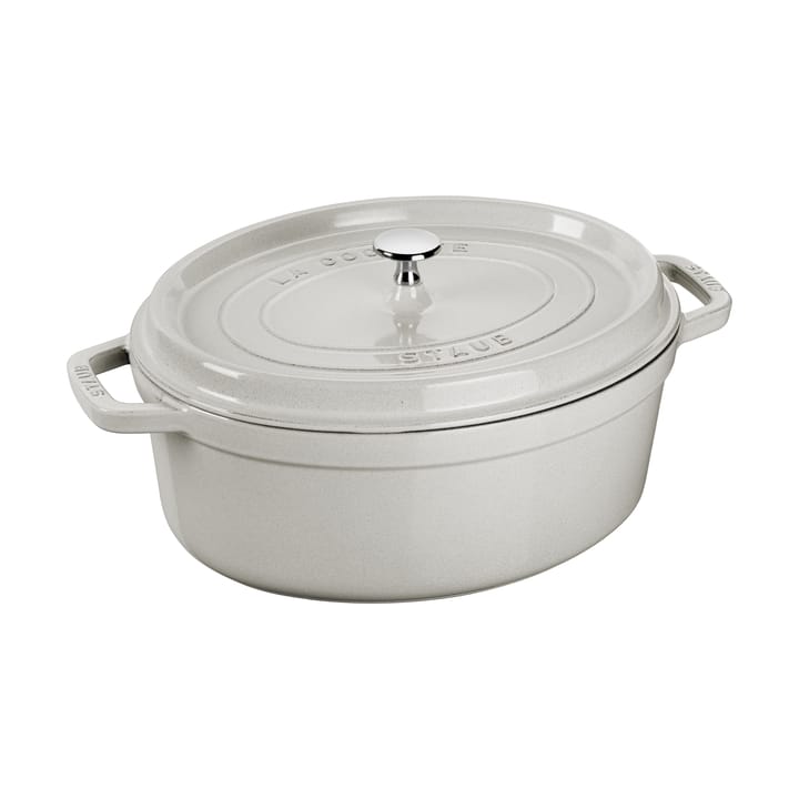 Staub La Cocotte oval panela de ferro fundido 6,7 L - Trufa branca - STAUB