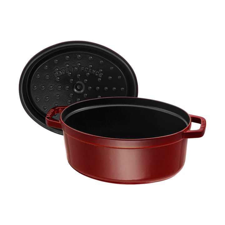 Staub La Cocotte oval panela de ferro fundido 6,7 L, Vermelho grenadine STAUB