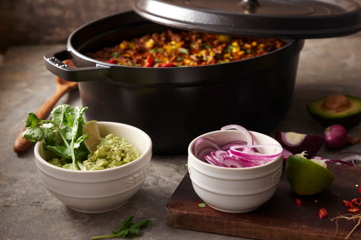 Staub La Cocotte oval panela de ferro fundido 8 L, Preto STAUB