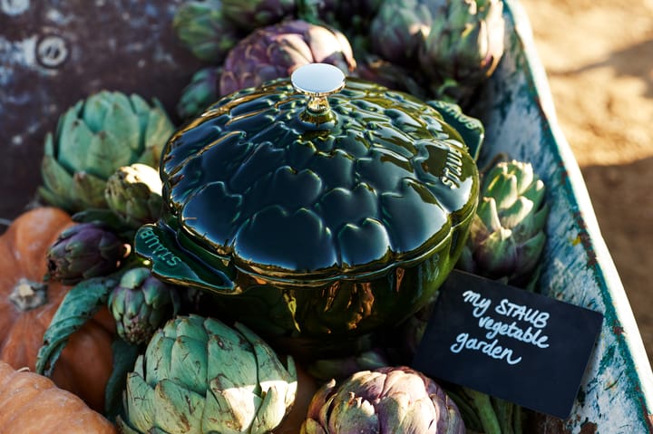 Staub La Cocotte panela de alcachofra 3 L, Verde manjericão STAUB