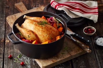 Staub La Cocotte panela redonda de ferro fundido 1,2 L - Preto - STAUB