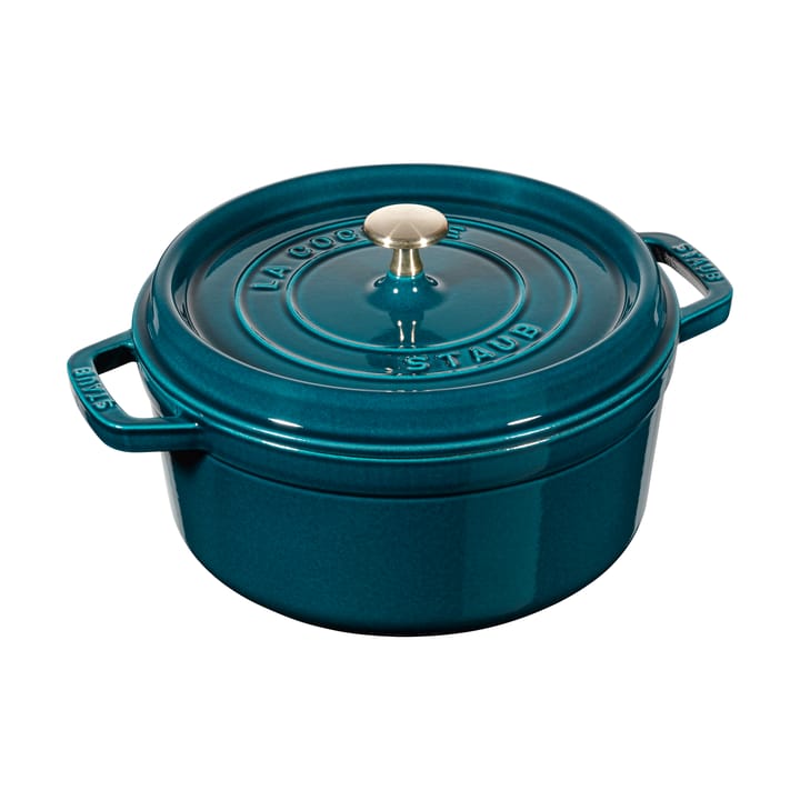 Staub La Cocotte panela redonda de ferro fundido 2,2 L - La Mer - STAUB