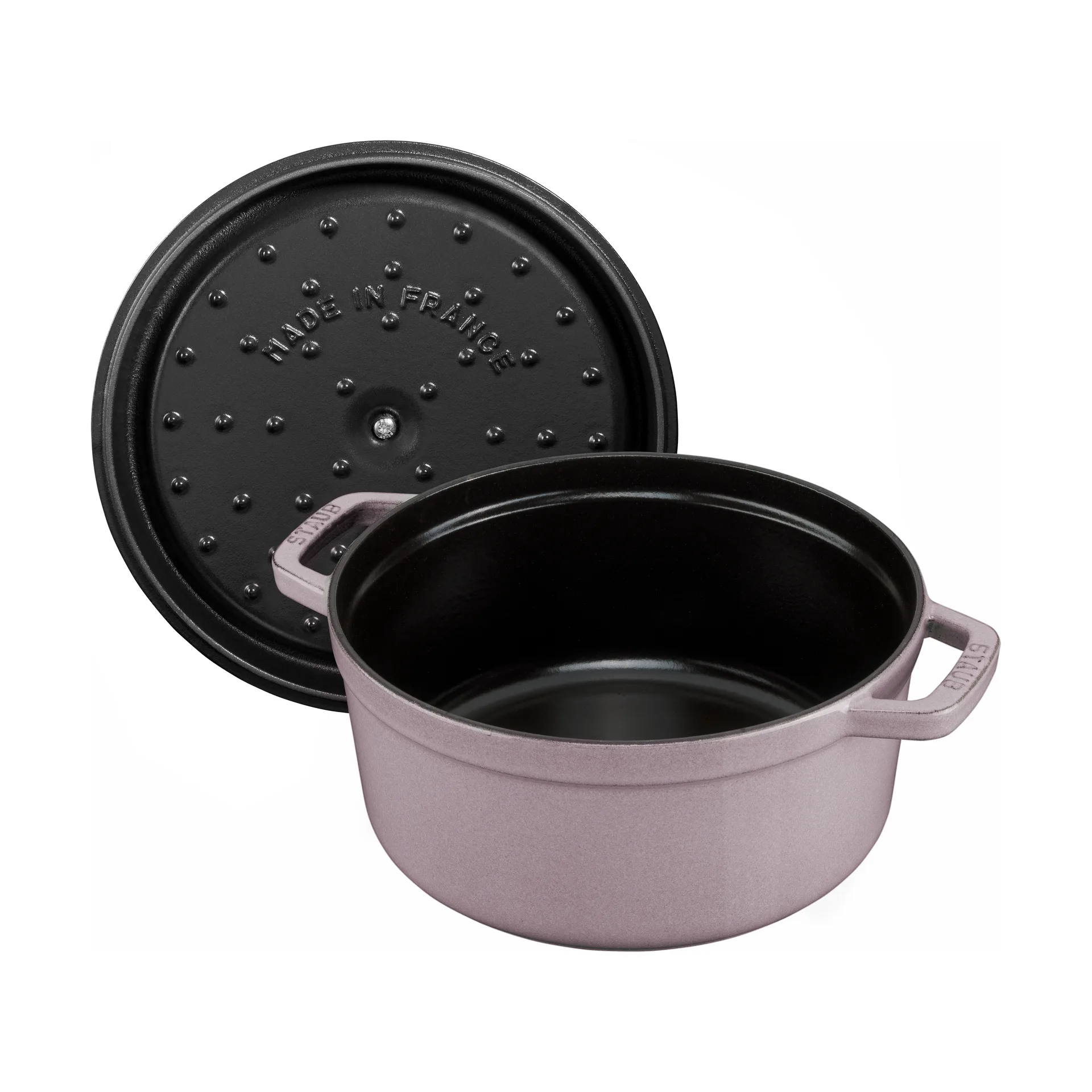 Staub La Cocotte panela redonda de ferro fundido 3,8 L, Flor de cerejeira STAUB