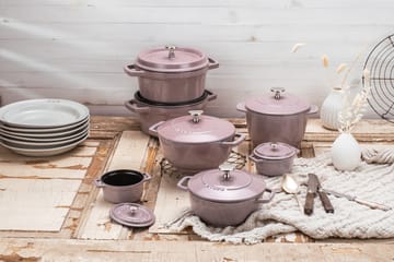 Staub La Cocotte panela redonda de ferro fundido 3,8 L - Flor de cerejeira - STAUB