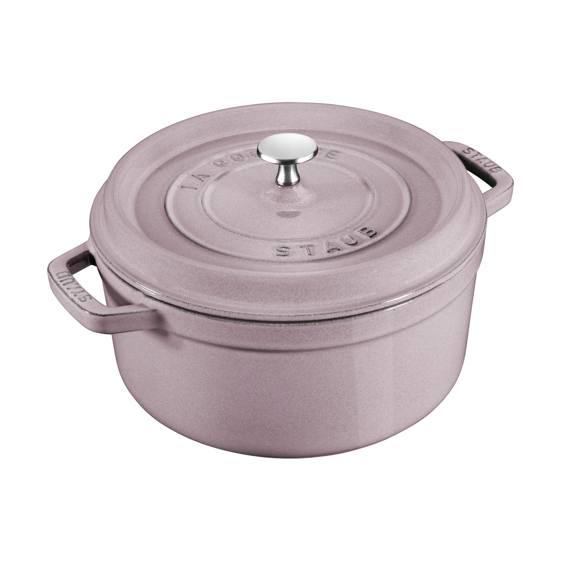 Staub La Cocotte panela redonda de ferro fundido 5,2 L, Flor de cerejeira STAUB
