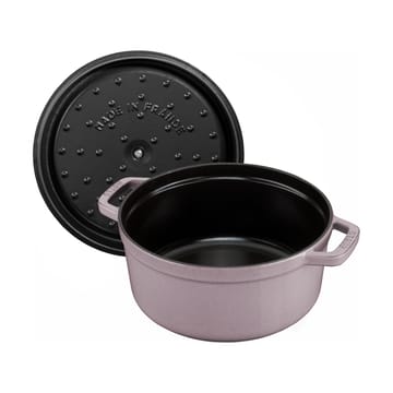 Staub La Cocotte panela redonda de ferro fundido 5,2 L - Flor de cerejeira - STAUB