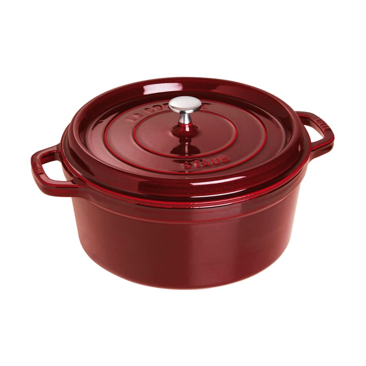 Staub La Cocotte panela redonda de ferro fundido 6,7 L - Vermelho grenadine - STAUB