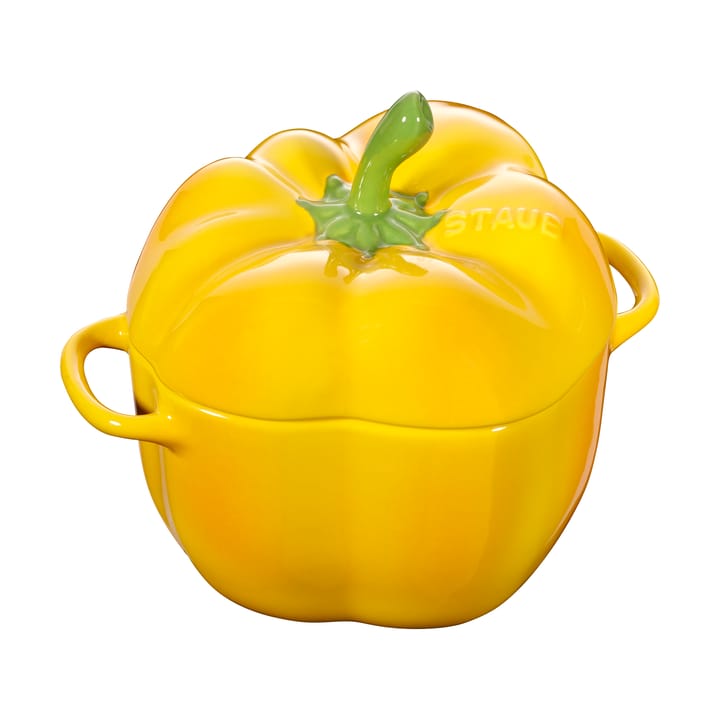 Staub mini panela com o formato de pimentão 0,47 L - Amarelo - STAUB