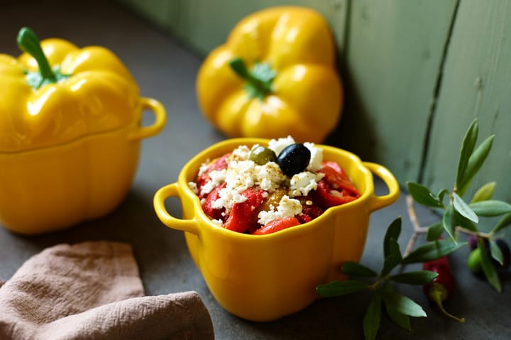Staub mini panela com o formato de pimentão 0,47 L, Amarelo STAUB