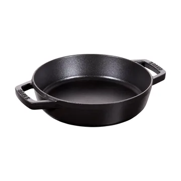 Staub panela de ferro fundido preta com 2 alças - Ø20 cm - STAUB