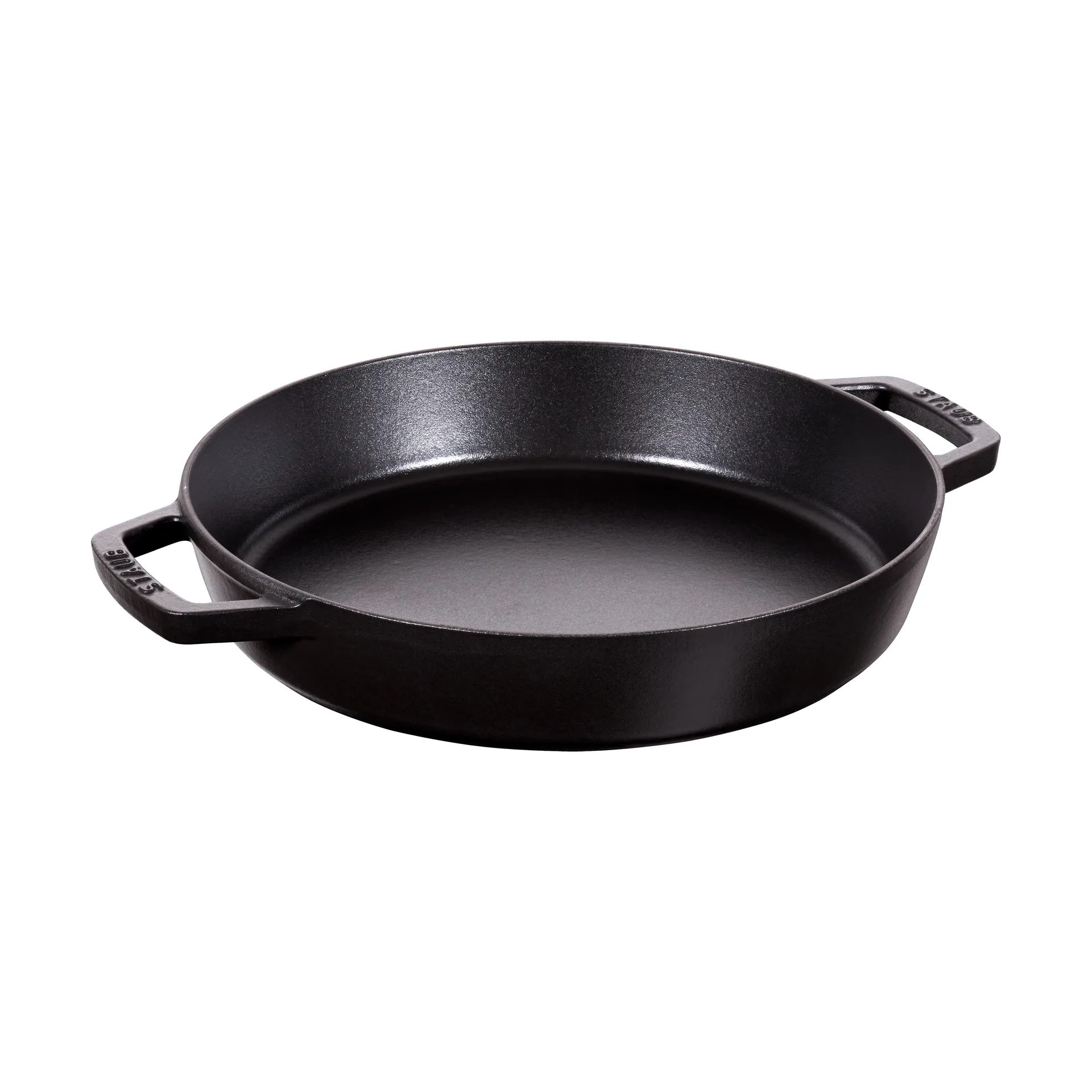 Staub panela de paella de ferro fundido com 2 alças Ø34 cm, Preto STAUB