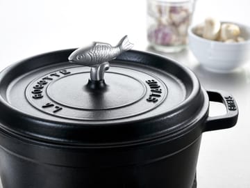 Staub puxador de metal - Peixe - STAUB