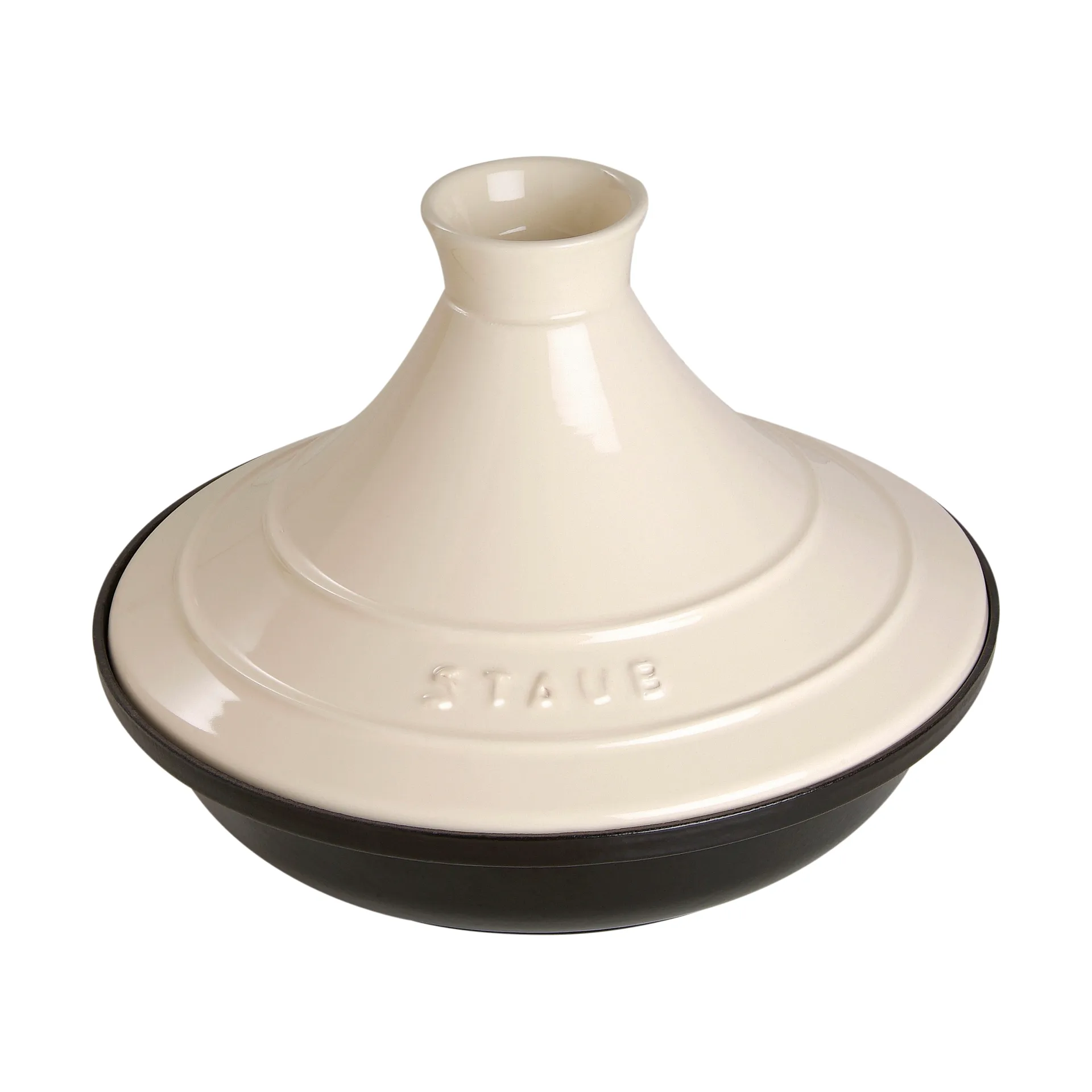 Staub Tagine ferro fundido preto-bege, 20 cm STAUB