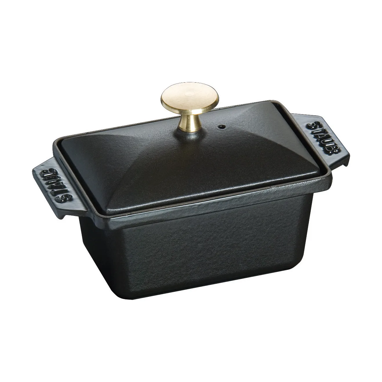 Staub Terrine forma para forno de ferro fundido preta, 15x11 cm STAUB