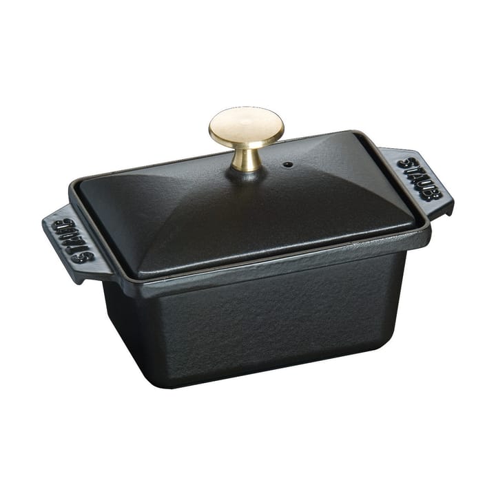 Staub Terrine forma para forno de ferro fundido preta - 15x11 cm - STAUB