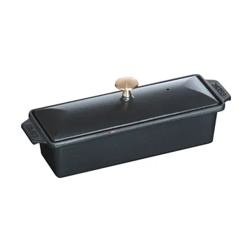 Staub Terrine forma para forno de ferro fundido preta - 30x11 cm - STAUB