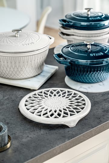Staub Twister base de panela 18,5x19 cm - Preto - STAUB
