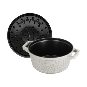 Staub Twister La Cocotte panela 4 L - Trufa branca - STAUB