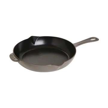 Stoab frigideira de ferro fundido com bico de despejo Ø26 cm - Cinza grafite - STAUB