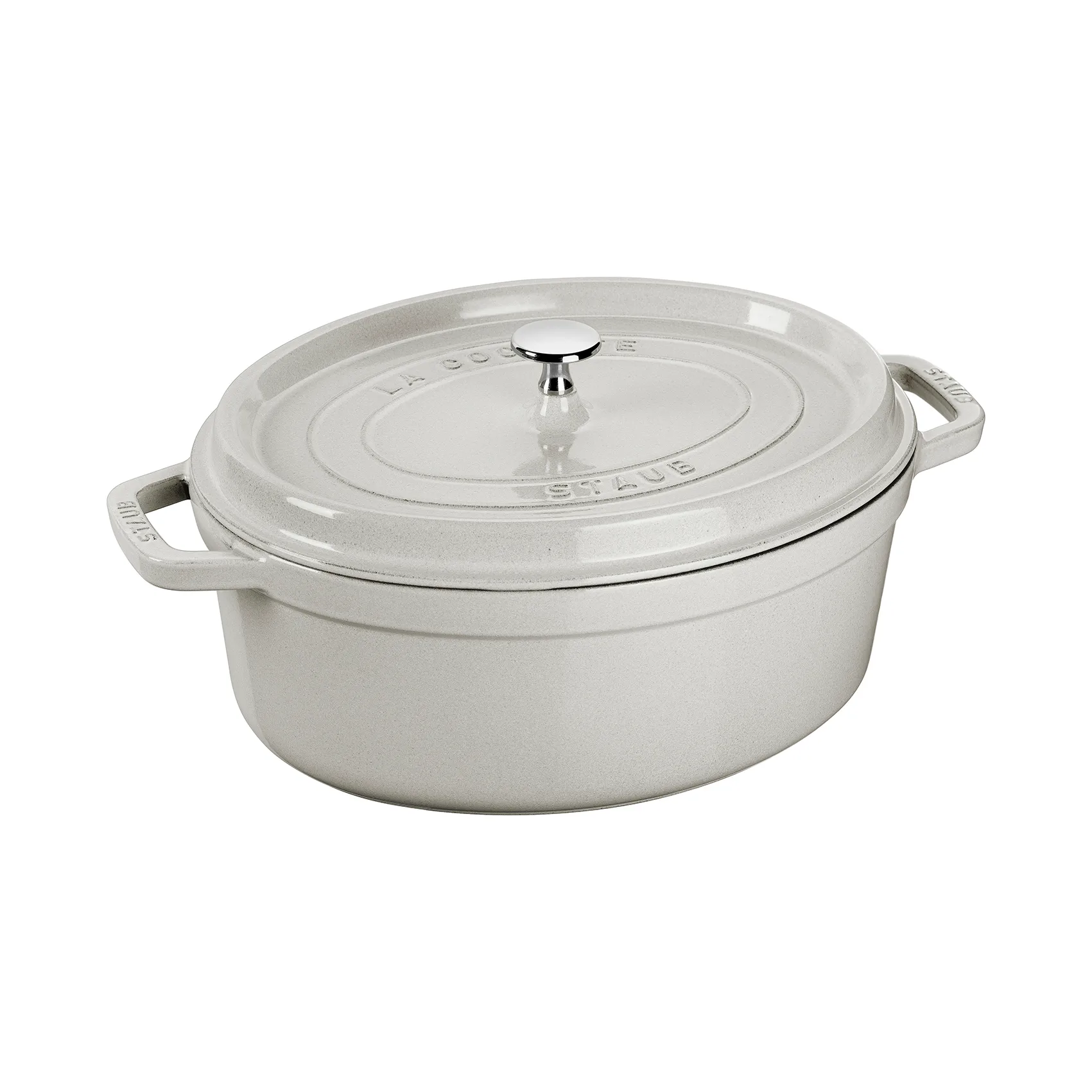 Travessa de forno oval Staub White Truffle, 2,35 l STAUB