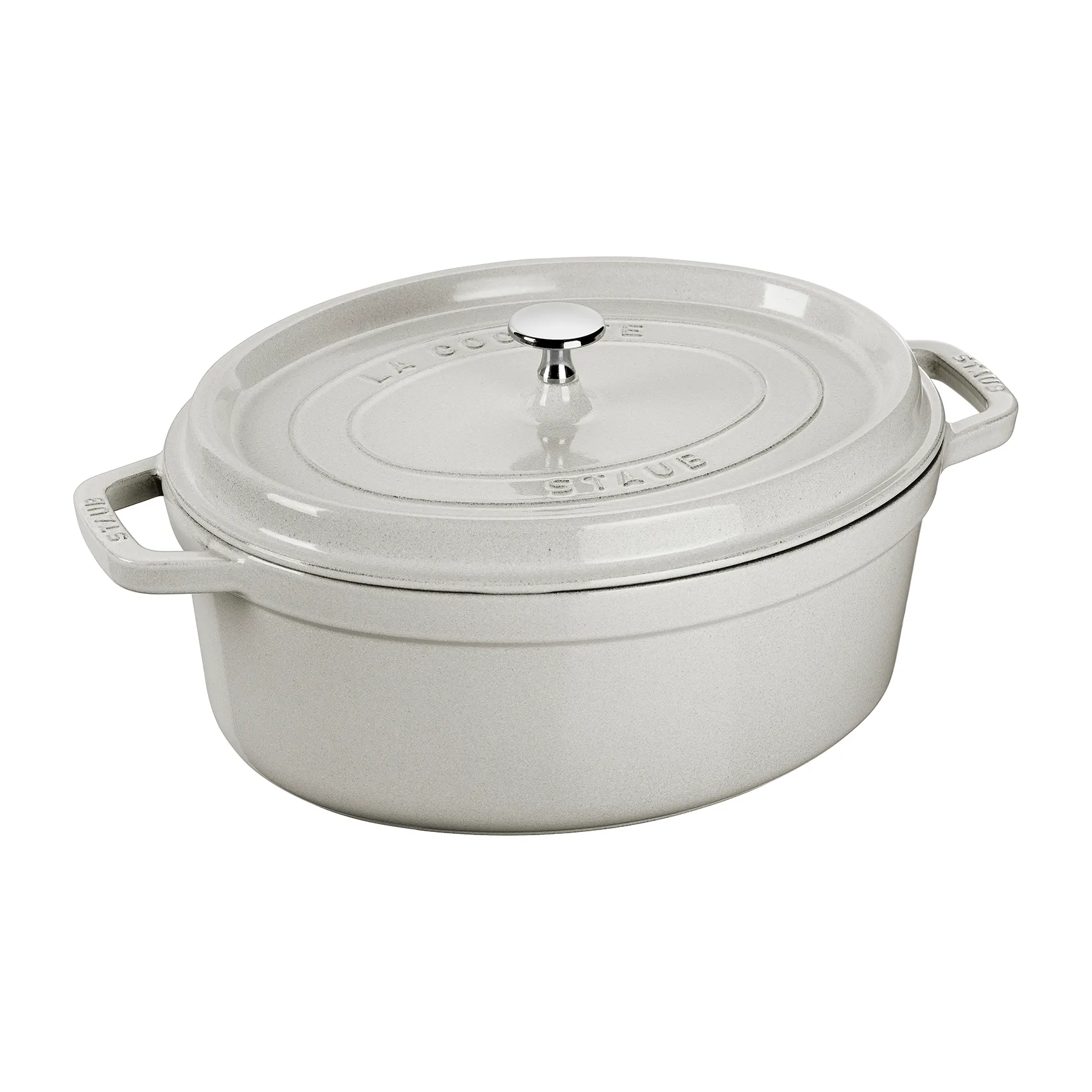 Travessa de forno oval Staub White Truffle, 3,2 l STAUB